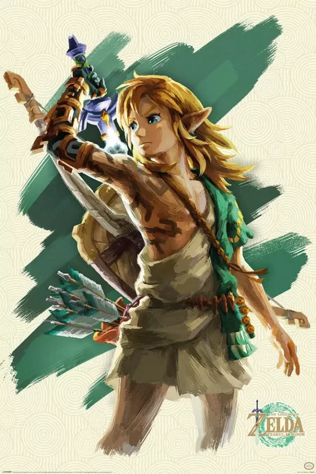 Plakát The Legend of Zelda: Tears of the Kingdom - Link Unleashed