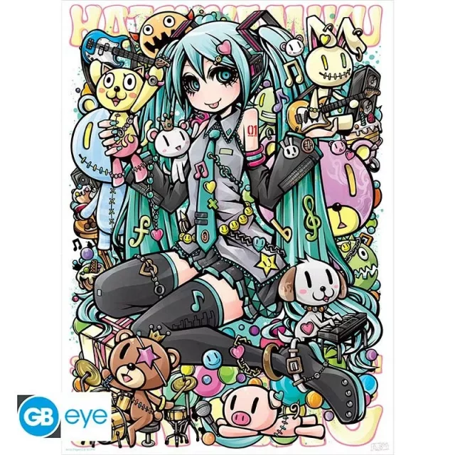 Plakát Vocaloid - Hatsune Miku set (2 plakáty)