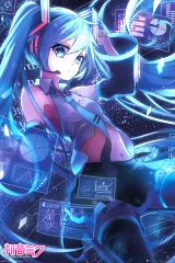 Vocaloid poszter - Hatsune Miku - Anime