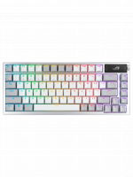 Játék billentyűzet ROG Azoth MOONLIGHT WHITE (ROG MX Snow / PBT) - US International