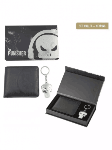 Marvel – The Punisher ajándékszett (pénztárca, kulcstartó)