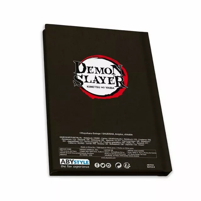 Dárkový set Demon Slayer - Tanjiro (hrnek, zápisník, klíčenka)