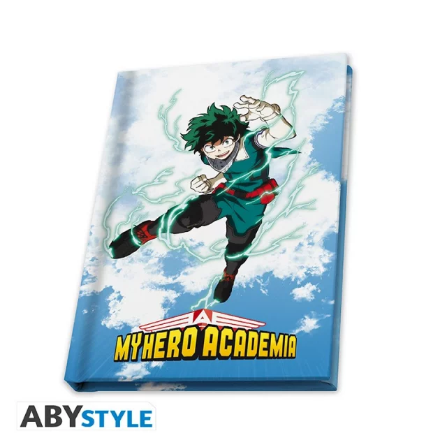 Ajándékcsomag My Hero Academia - Heroes (üveg, notebook, jelvény)