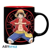 Ajándék készlet One Piece - Luffy (bögre, jegyzetfüzet, kulcstartó)