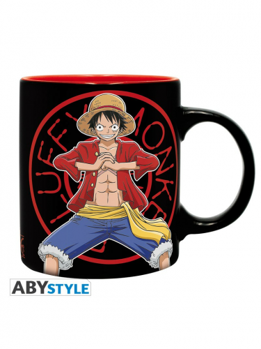 Ajándék készlet One Piece - Luffy (bögre, jegyzetfüzet, kulcstartó)