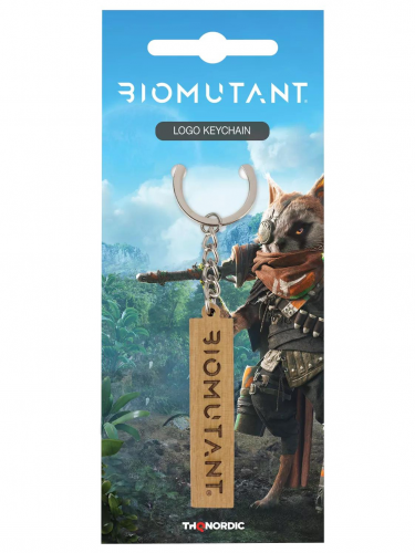 Kulcstartó Biomutant - Wooden Logo