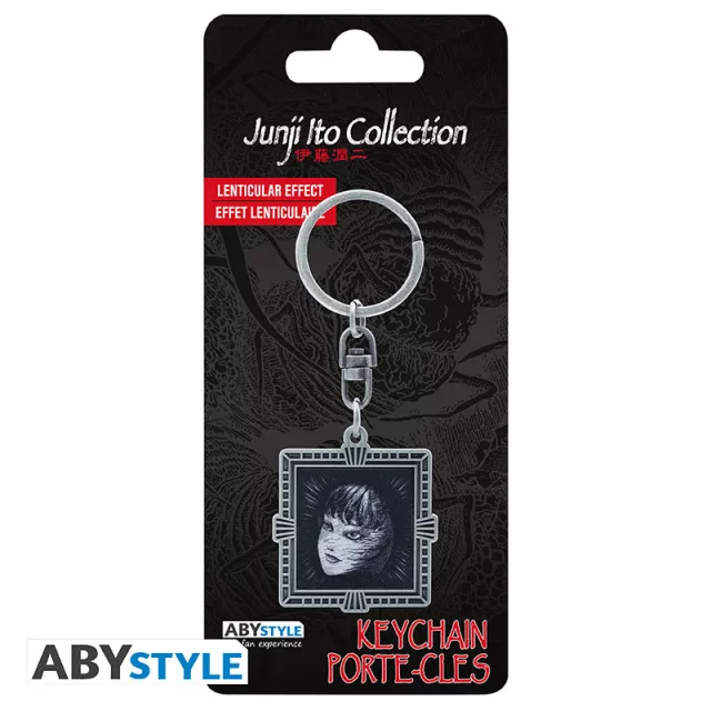Kulcstartó Junji Ito - Cursed Reflection Tomie Lenticular - Horror