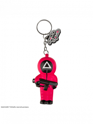 Kulcstartó Squid Game - Soldier with Gun Squishy
