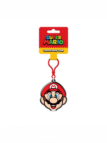 Kulcstartó Super Mario - Mario Torch Keychain