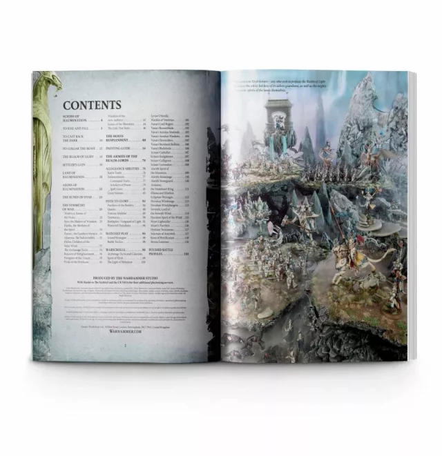 Kniha Warhammer Age of Sigmar: Battletome Lumineth Realm-Lords (2022)