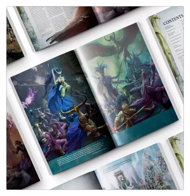Kniha Warhammer Age of Sigmar: Battletome Lumineth Realm-Lords (2022)