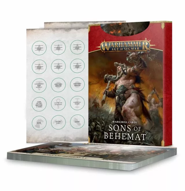 W-AOS: Warscroll Cards: Sons of Behemat