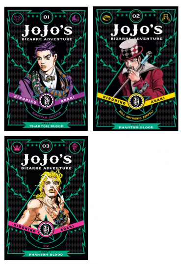 Előnyös készlet képregény JoJo's Bizarre Adventure: Part 1 - Phantom Blood ENG 1-3