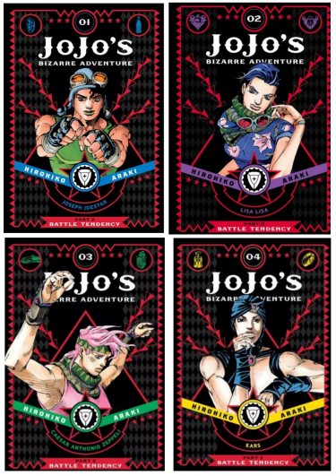 Képregény JoJo's Bizarre Adventure: Part 2 - Battle Tendency 1-4 Bundle ENG