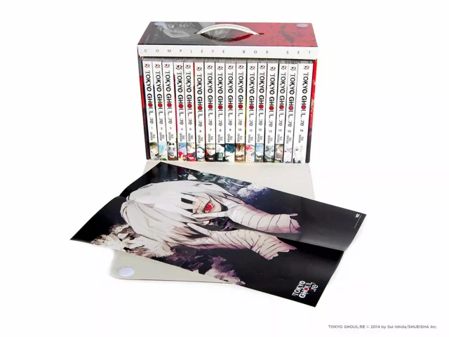 Komiks Tokyo Ghoul: re - Complete Box Set (vol. 1-16) + plakát