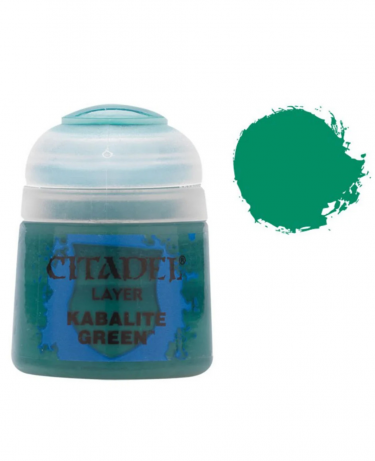 Citadel Layer Paint (Kabalite Green) - borító színe, zöld