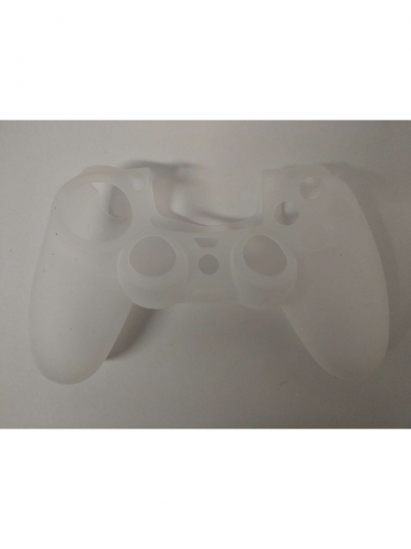 Szilikon tok DualShock 4-hez - fehér (PS4)