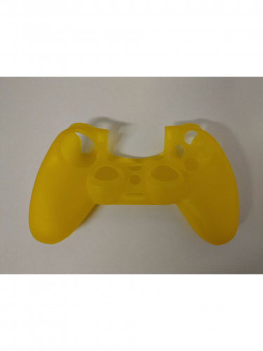 Szilikon tok DualShock 4-hez - sárga (PS4)