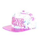 Sapka Marvel - Logo Rozsaszín - Snapback