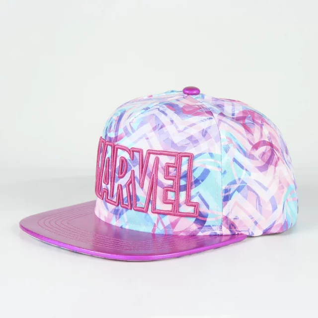 Sapka Marvel - Logo Rozsaszín - Snapback