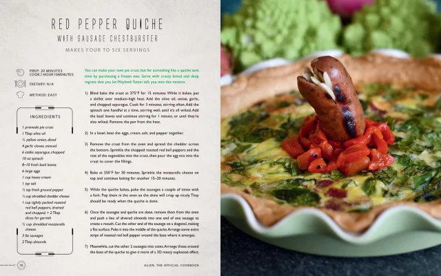 Kuchařka Alien: The Official Cookbook