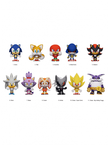 Sonic: The Hedgehog tasakcsipesz - Blind Box Series 1 (véletlenszerű választás)