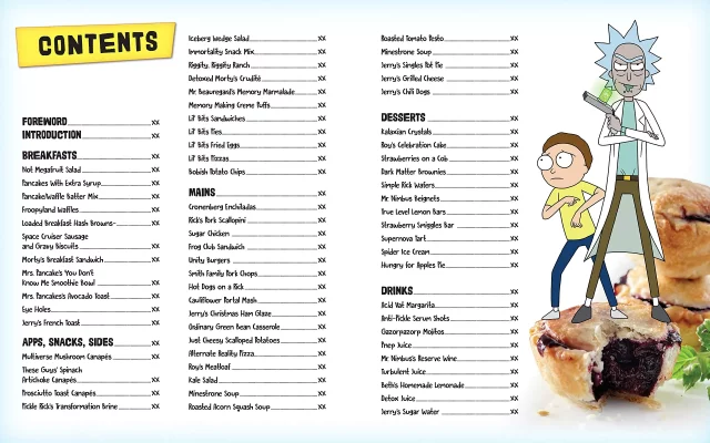 Kuchařka Rick & Morty: The Official Cookbook