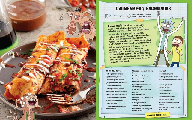 Kuchařka Rick & Morty: The Official Cookbook