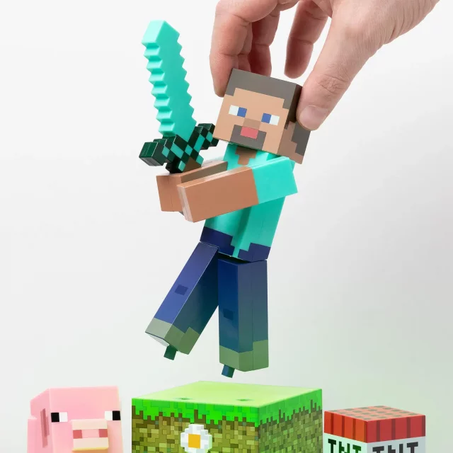 Kislámpa Minecraft - Steve Figural Light