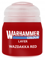 Warhammer Colour Layer Paint (Wazdakka Red) - borító színe piros