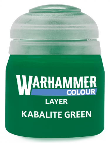 Warhammer Colour Layer Paint (Kabalite Green) - borító színe, zöld