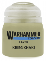 Warhammer Colour Layer Paint (Krieg Khaki) – fedőfesték, zöld