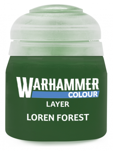 Warhammer Colour Layer Paint (Loren Forest) - borító színe, zöld