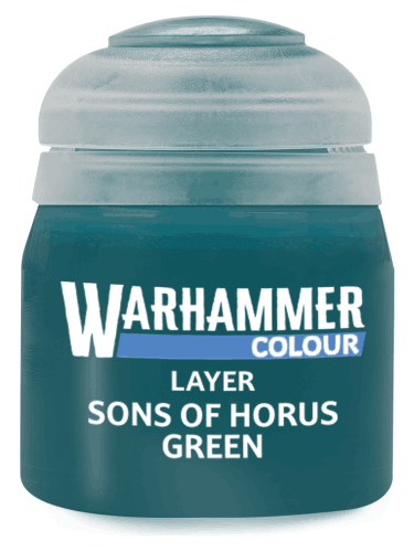 Warhammer Colour Layer Paint (Sons of Horus Green) – rétegező festék, zöld