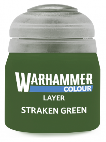 Warhammer Colour Layer Paint (Straken Green) - borító színe, zöld