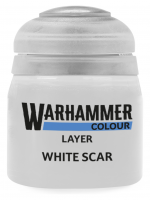 Warhammer Colour Layer Paint (White Scar) - fedő festék, fehér