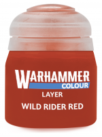 Warhammer Colour Layer Paint (Wild Rider Red) - borító színe piros
