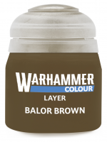 Warhammer Colour Layer Paint (Balor Brown) - borító színe, barna