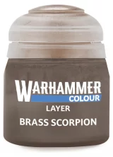 Warhammer Colour Layer Paint (Brass Scorpion) - fedőfesték, barna
