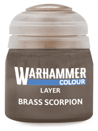 Warhammer Colour Layer Paint (Brass Scorpion) - fedőfesték, barna