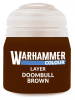 Warhammer Colour Layer Paint (Doombull Brown) - fedőfesték, barna