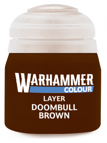 Warhammer Colour Layer Paint (Doombull Brown) - fedőfesték, barna