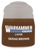 Warhammer Colour Layer Paint (Skrag Brown) – fedőfesték, barna