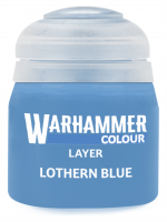 Warhammer Colour Layer Paint (Lothern Blue) - borító színe, kék