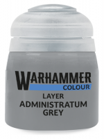 Warhammer Colour Layer Paint (Administratum Grey) - borító színe, szürke