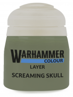 Warhammer Colour Layer Paint (Screaming skull) -fedőfesték, szürke