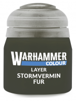 Warhammer Colour Layer Paint (Stormvermin Fur) - fedőfesték, szürke