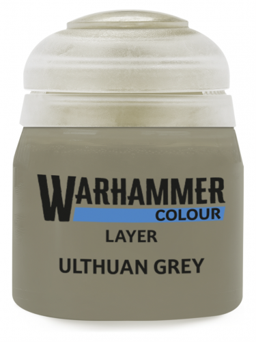 Warhammer Colour Layer Paint (Ulthuan Grey) -borító színe szürke