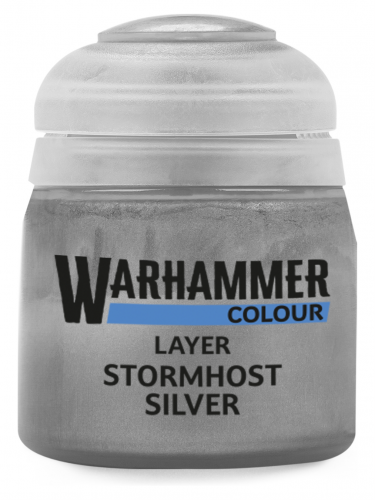 Warhammer Colour Layer Paint (Stormhost Silver) - borító színe, ezüst