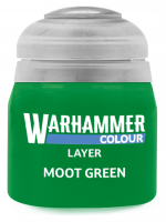 Warhammer Colour Layer Paint (Moot Green) - borító színe, zöld